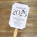Personalized Graduation Favor Fan