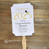 Personalized Graduation Favor Fan