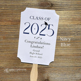 Personalized Graduation Favor Fan