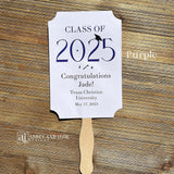 Personalized Graduation Favor Fan