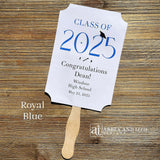 Personalized Graduation Favor Fan