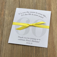 60th Birthday Party Favors