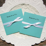 Aqua Blue Wedding Favors