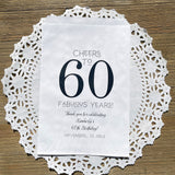 60th Birthday Favor Bags