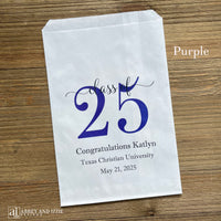 Graduation favor bags for the Class of 2025