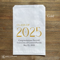 Celebrate the Class of 2025 Personalzied Favor Bags