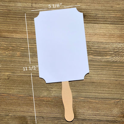  Personalized Graduation Fansto keep guest cool and a fun keepsake to take home. Each printed on white card stock, ship fully assembled, two sided with handle hidden between.  Your choice of year color.
