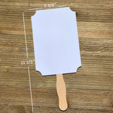  Personalized Graduation Fansto keep guest cool and a fun keepsake to take home. Each printed on white card stock, ship fully assembled, two sided with handle hidden between.  Your choice of year color.