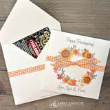 Perfect for your Friendsgiving gathering, these custom Thanksgiving guest favors add a personal touch to your celebration. Customize with your name(s) to thank your guests for sharing the holiday with you. 
