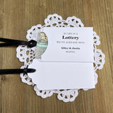 Unique Wedding Favors 'If Life is a Lottery We've Already Won'