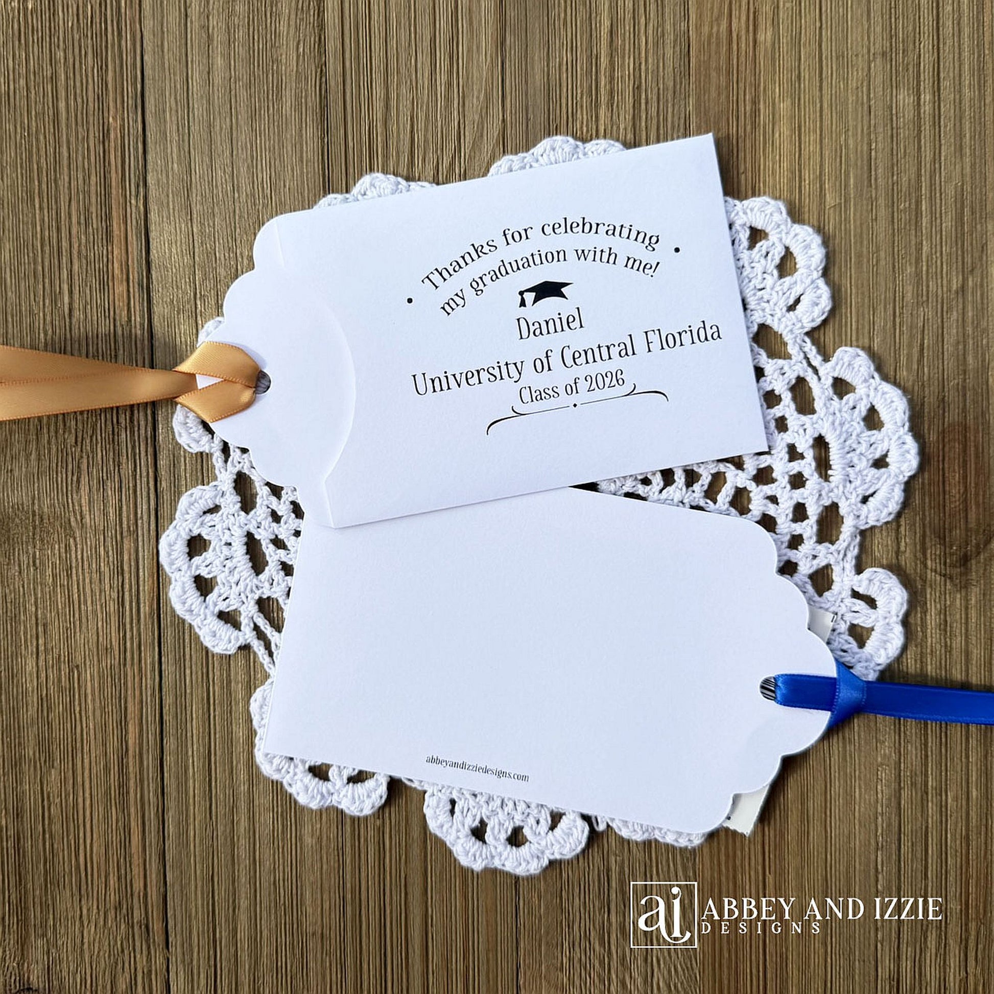 Fun Graduation Party Favors Personalized . Lotto ticket envelopes personalized for the graduate with your choice of ribbon color.  Fun graduation favors for everyone to enjoy.  