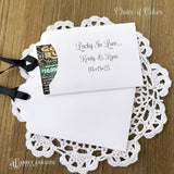 Wedding Lottery Ticket Envelopes Personalized