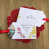 Small Christmas gift Lottery Ticket Envelopes