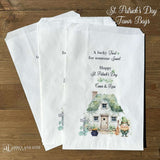 Make your event unforgettable with our expertly crafted St. Patrick's Day party favor bags personalized just for you. Designed with authentic holiday aesthetics, these bags serve as the perfect vessel for distributing gifts and treats to your guests. Whether you're planning an intimate celebration or a large-scale event, these favor bags demonstrate your commitment to quality and attention to detail. These are perfect for a St. Patrick's Day promotion with your company name printed.  