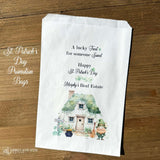Make your event unforgettable with our expertly crafted St. Patrick's Day party favor bags personalized just for you. Designed with authentic holiday aesthetics, these bags serve as the perfect vessel for distributing gifts and treats to your guests. Whether you're planning an intimate celebration or a large-scale event, these favor bags demonstrate your commitment to quality and attention to detail. These are perfect for a St. Patrick's Day promotion with your company name printed.  