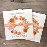 Perfect for your Friendsgiving gathering, these custom Thanksgiving guest favors add a personal touch to your celebration. Customize with your name(s) to thank your guests for sharing the holiday with you. 