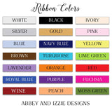 ribbon color choices