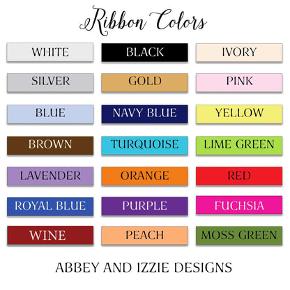 Ribbon color choices