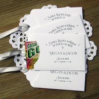 Our 25th anniversary favors are personalized and unique