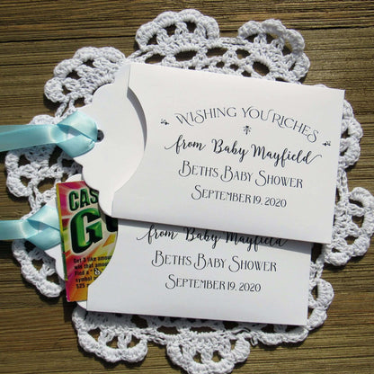 Personalized Baby Shower Lottery Ticket Favors, Your guests will be thrilled to get a lottery ticket favor and a chance to win big