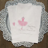 These adorable ballerina birthday favor bags are sure to be a hit! 
