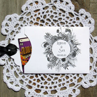 Black and White Wedding Favors