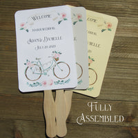Personalized Fans for Wedding Favors