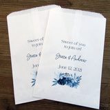 Navy Blue Wedding Favor Bags