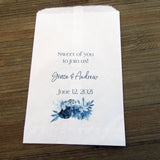 Navy Blue Wedding Favor Bags