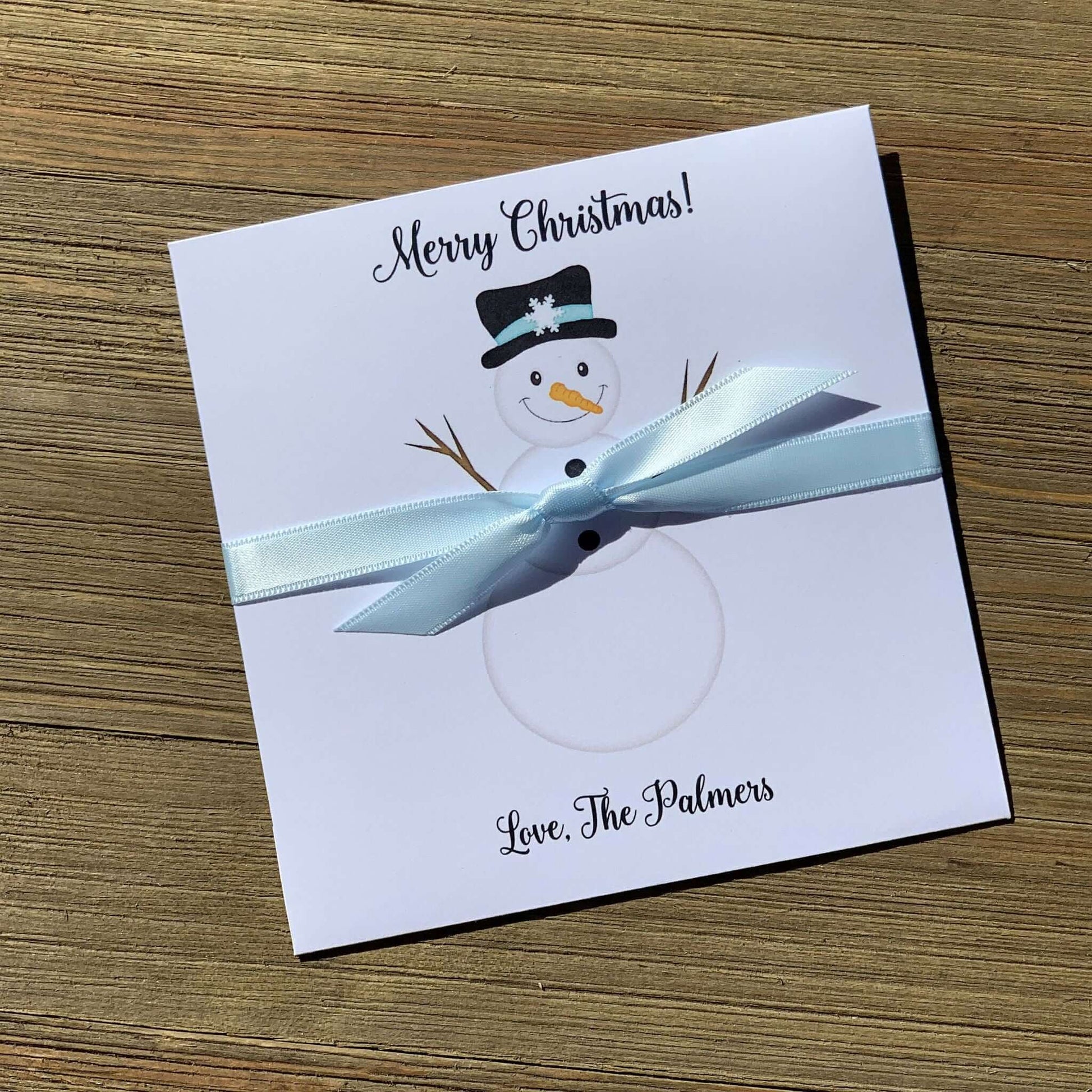 Personalized Holiday Party Favors, slide a lotto ticket in these for a fun party favor.  These are perfect small gifts for co-workers, neighbors, mail man or hand outs for customers.  Slide a business card in with a lotto ticket. 