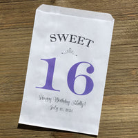 Sweet 16 Favor Bags