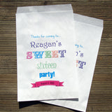 Sweet Sixteen Favor Bags